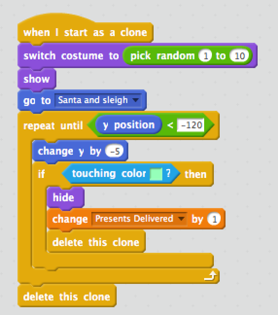 Scratch Coding – Present Drop – Building Block Studio